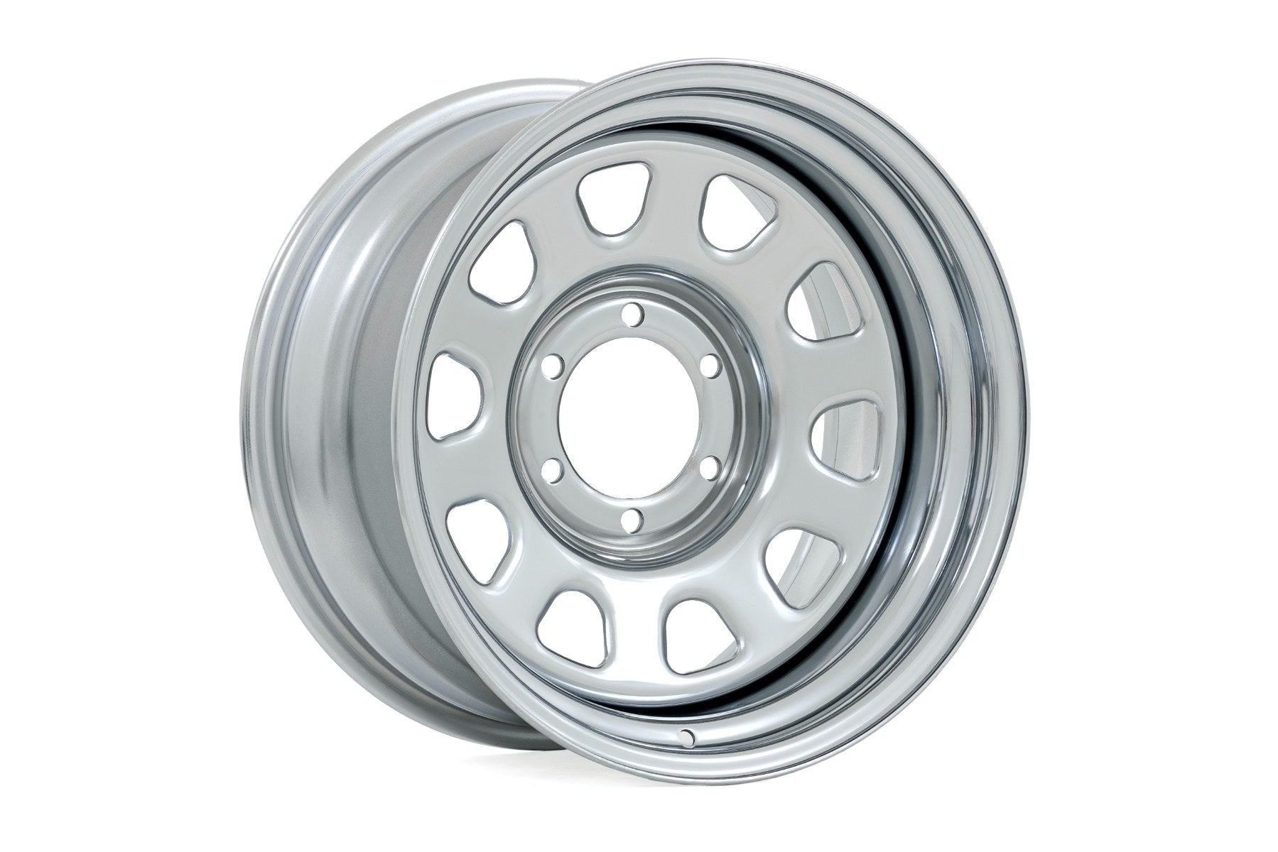 Steel Wheel | Chrome | 15x8 | 5x4.5 | 3.30 Bore | -19