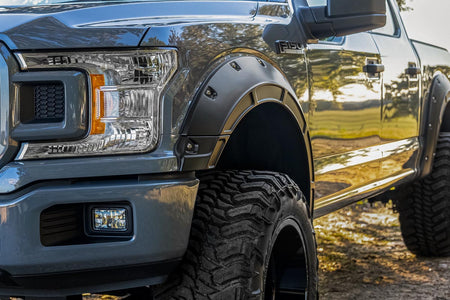 Fender Flares | Defender | JS Iconic Silver | Ford F-150 2WD/4WD (2015-2020)