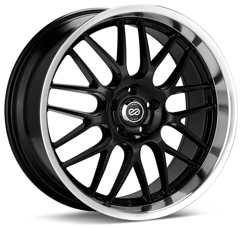 Enkei Lusso 18x8 40mm Offset 5x114.3 Bolt Pattern 72.6 Bore Black