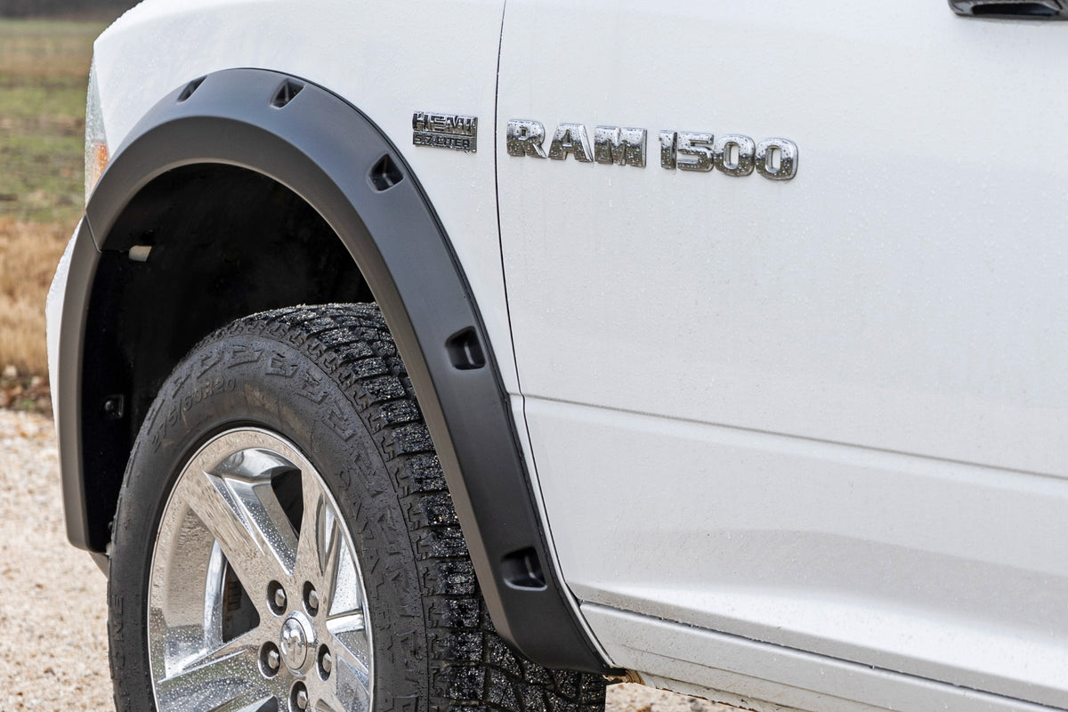 Pocket Fender Flares | PSC Billet Silver | Ram 1500 2WD/4WD (2009-2018 & Classic)