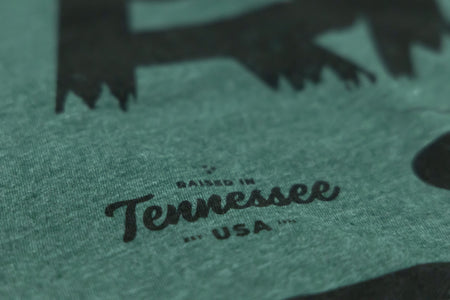 Rough Country T-Shirt | RC Mountains | Forest Green | 2XL