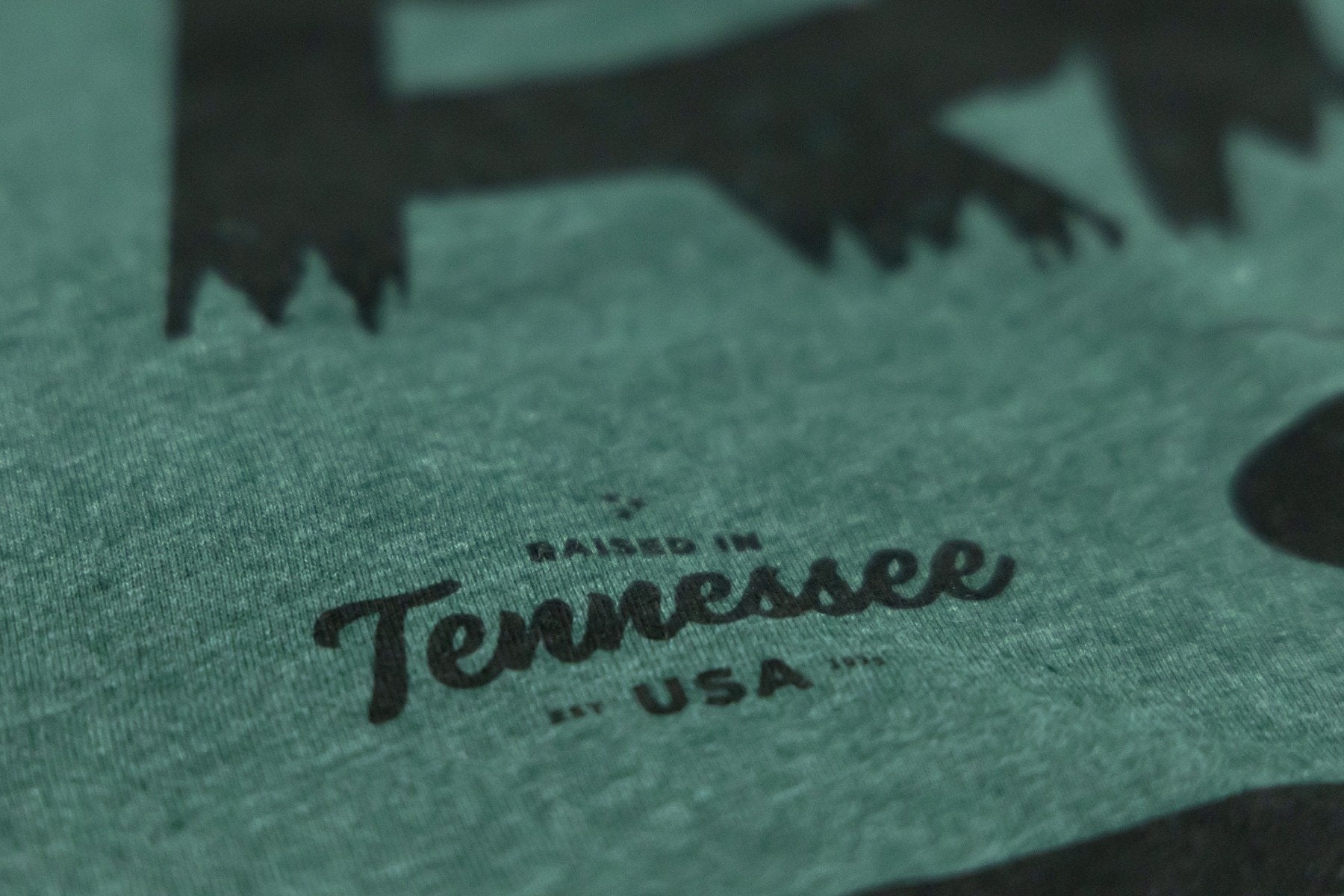 Rough Country T-Shirt | RC Mountains | Forest Green | 3XL