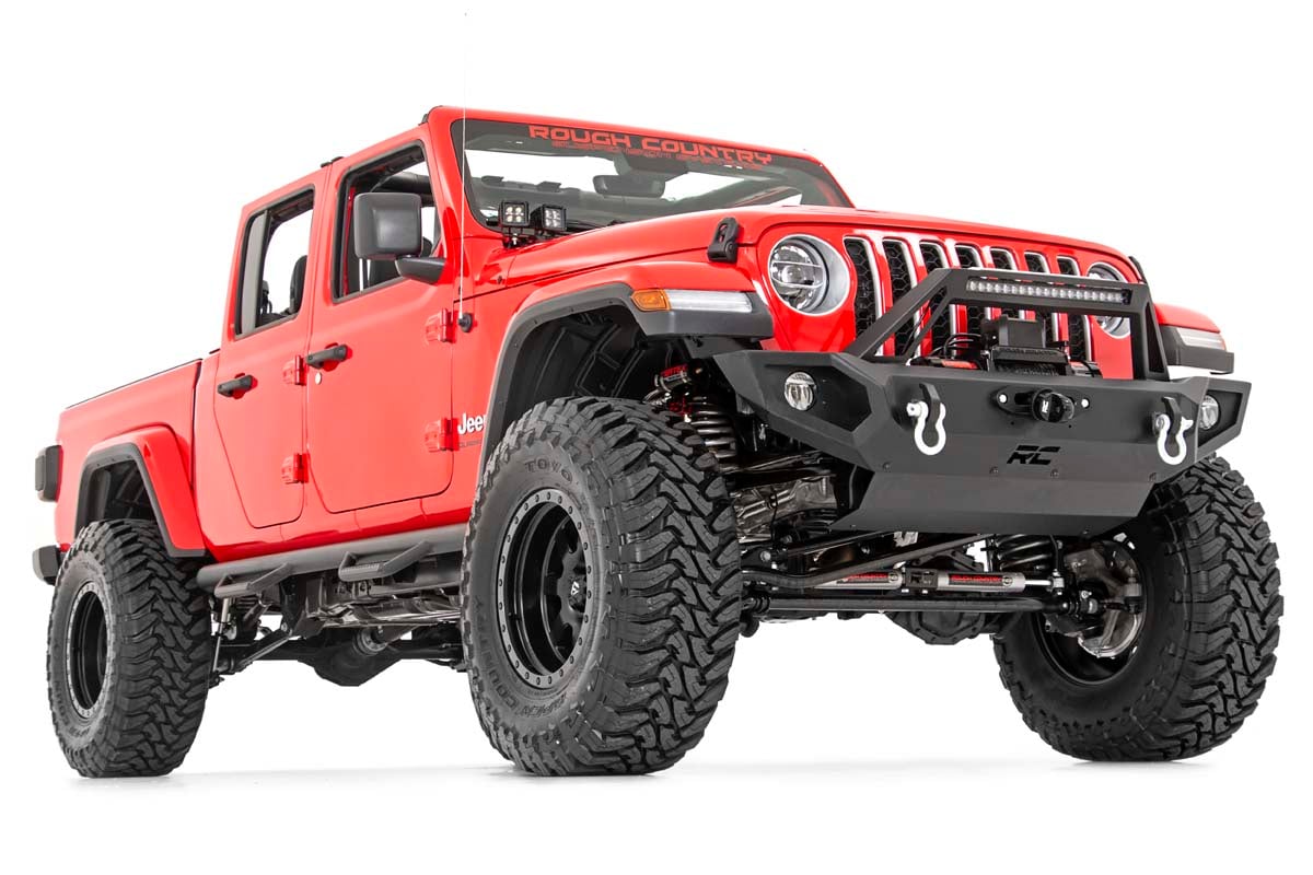 LED Light Kit | Quad | Cowl Mount | 2" Black | White DRL | Jeep Gladiator JT/Wrangler JL (18-24)