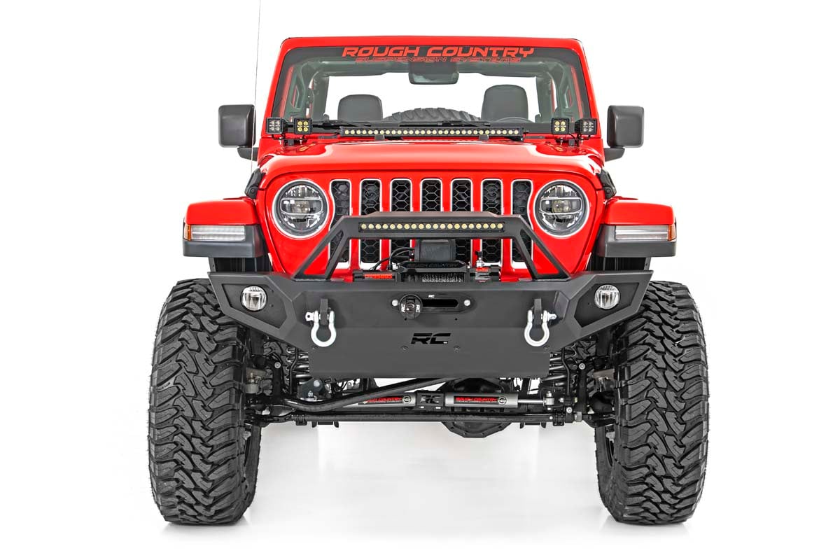 LED Light Kit | Quad | Cowl Mount | 2" Black | White DRL | Jeep Gladiator JT/Wrangler JL (18-24)