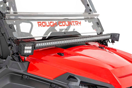 LED Light Kit | Cage Mount | 2" Chrome Pair | Wide Angle | Honda Pioneer 1000 