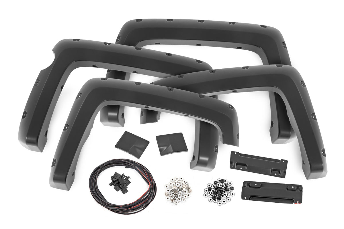 Pocket Fender Flares | 5'9" Bed | GBA Black | Chevy Silverado 1500 (14-18 & Classic)