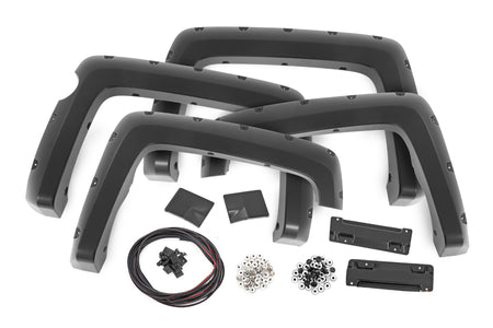 Pocket Fender Flares | 5'9" Bed | GBA Black | Chevy Silverado 1500 (14-18 & Classic)