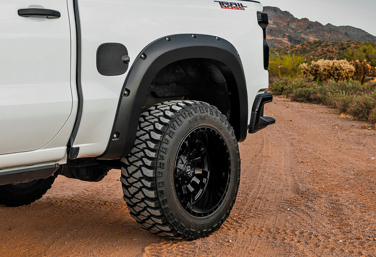 Pocket Fender Flares | GA0 Northsky Blue | Chevy Silverado 1500 (22-24)