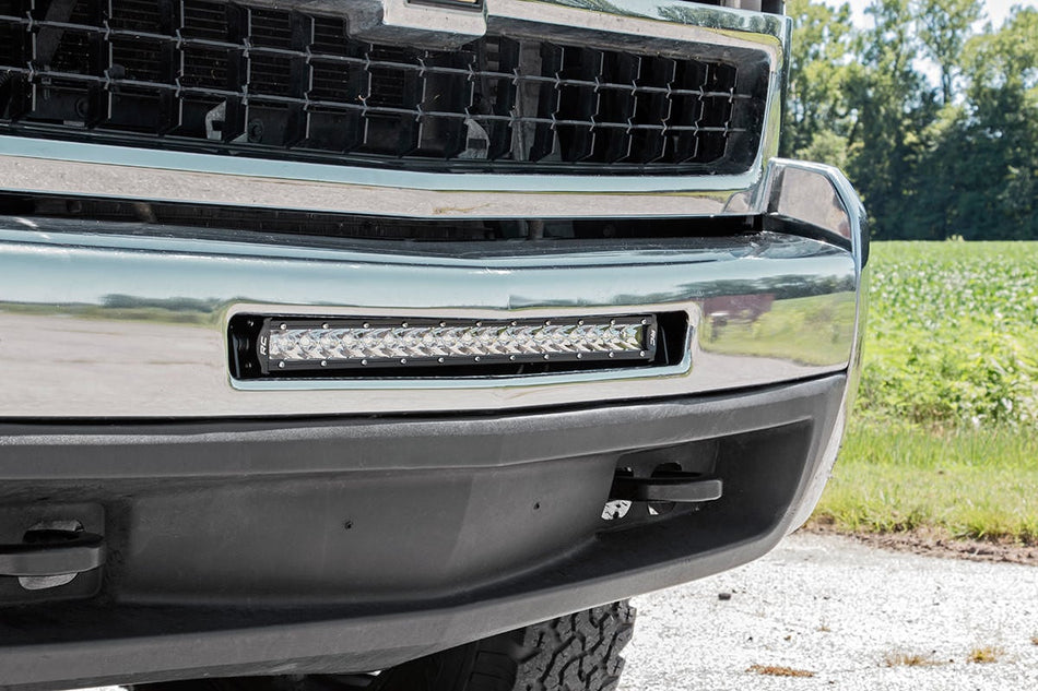 LED Light Mount | Bumper | 20" | Chevy Silverado 1500 (07-13)/Silverado 2500 HD (07-10) 