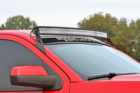 LED Light Mount | Upper Windshield | 54" Curved | Chevy/GMC Tahoe/Yukon (15-20)