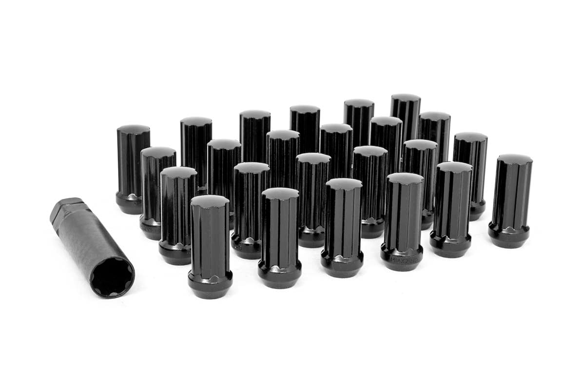 M12 x 1.5 Lug Nut Set of 24 | Black