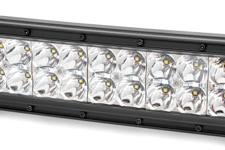 30 Inch Chrome Series LED Light Bar | Curved | Dual Row | Cool White DRL