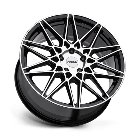 PE P3C 20X8.5 5X115 76 G-BLK MACH +40