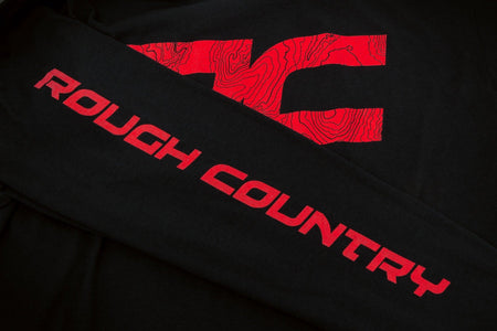 Rough Country Long Sleeve | RC Tread Sleeve | Black|2 XL