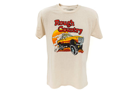 Rough Country T-Shirt | Throwback | Cream | 3XL