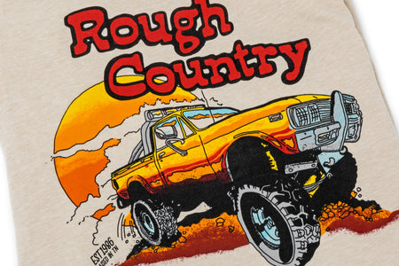 Rough Country T-Shirt | Throwback | Cream | 2XL
