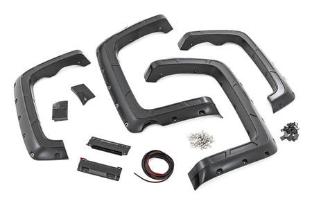 Fender Flares | Defender l 5'9" Bed  | G7J Rainforest Green | Chevy Silverado 1500 (14-18)
