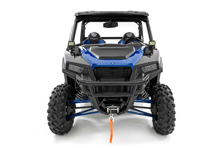 LED Light Kit | Cage Mount | 2" Black Pair | White DRL | Polaris General