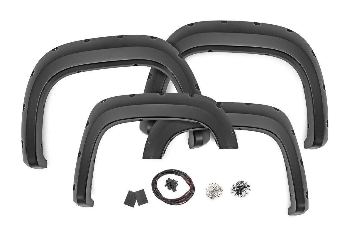 Pocket Fender Flares | 5'9" Bed | 836 Stealth Gray | GMC Sierra 1500 (07-13)